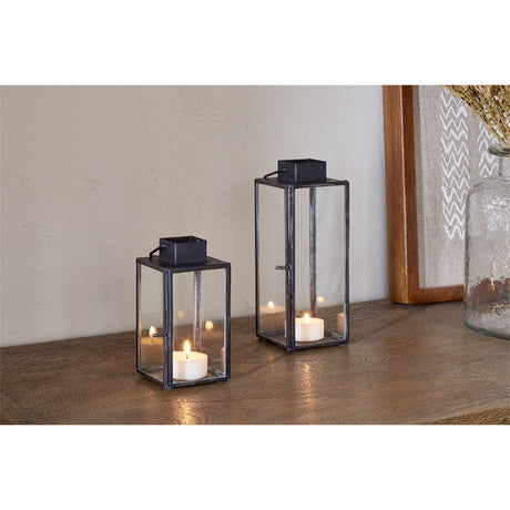 Sia Large Mini Table Lantern - Black