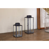 Sia Large Mini Table Lantern - Black