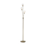 Campani 3 light floor lamp in bronze finish