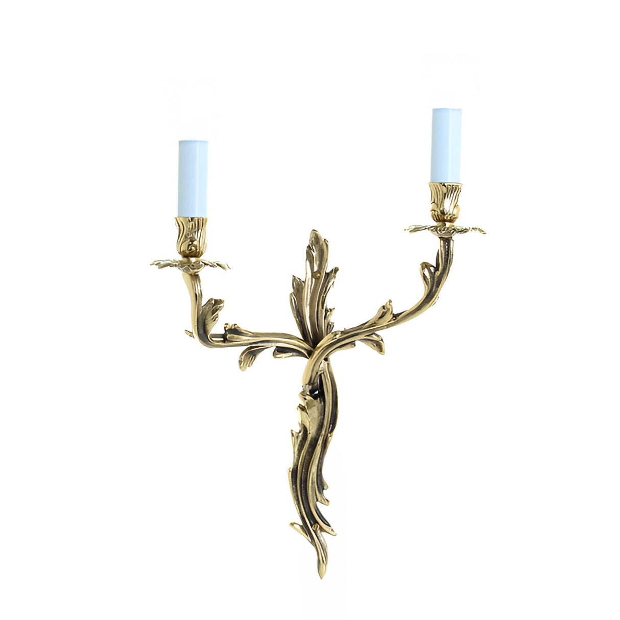 Luen V1 2 Light Solid Brass Wall Light - Polished Brass