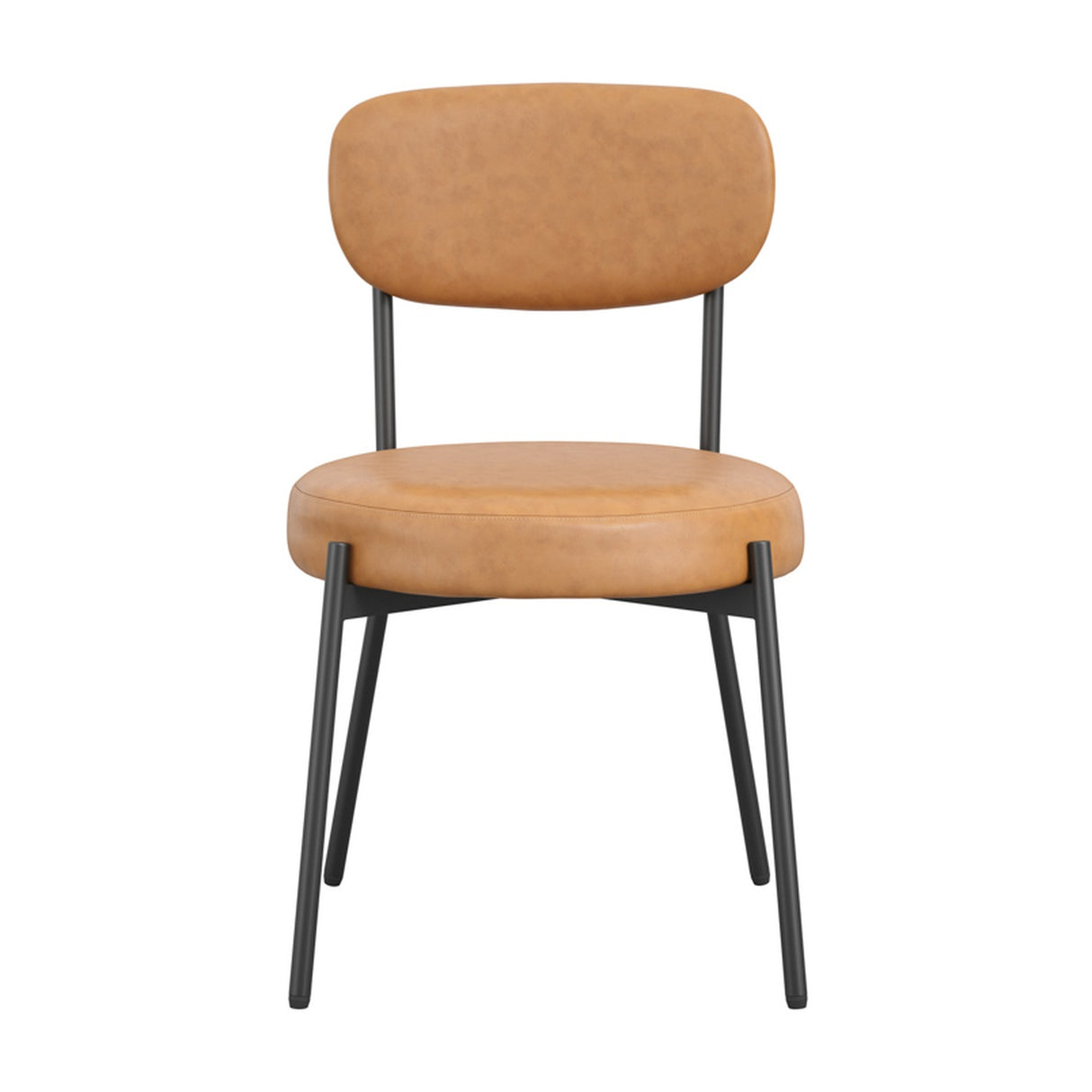 Smith Dining Chair - Caramel with Black