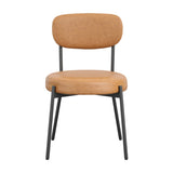 Smith Dining Chair - Caramel with Black