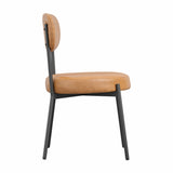 Smith Dining Chair - Caramel with Black