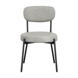 Smith Dining Chair - Graphite with Black