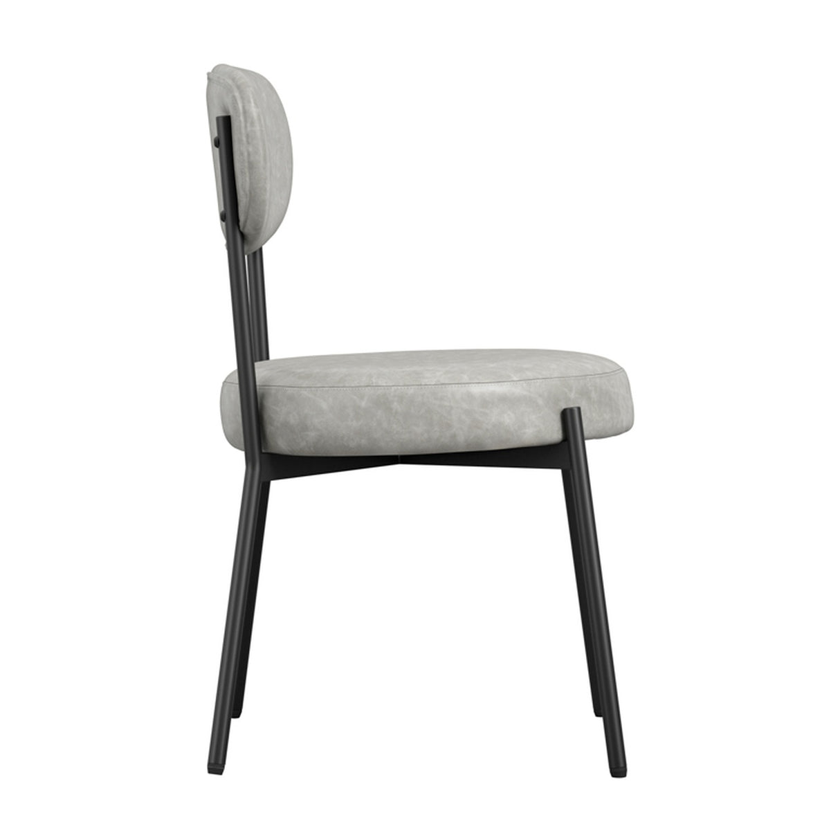 Smith Dining Chair - Graphite with Black
