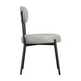 Smith Dining Chair - Graphite with Black