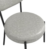 Smith Dining Chair - Graphite with Black