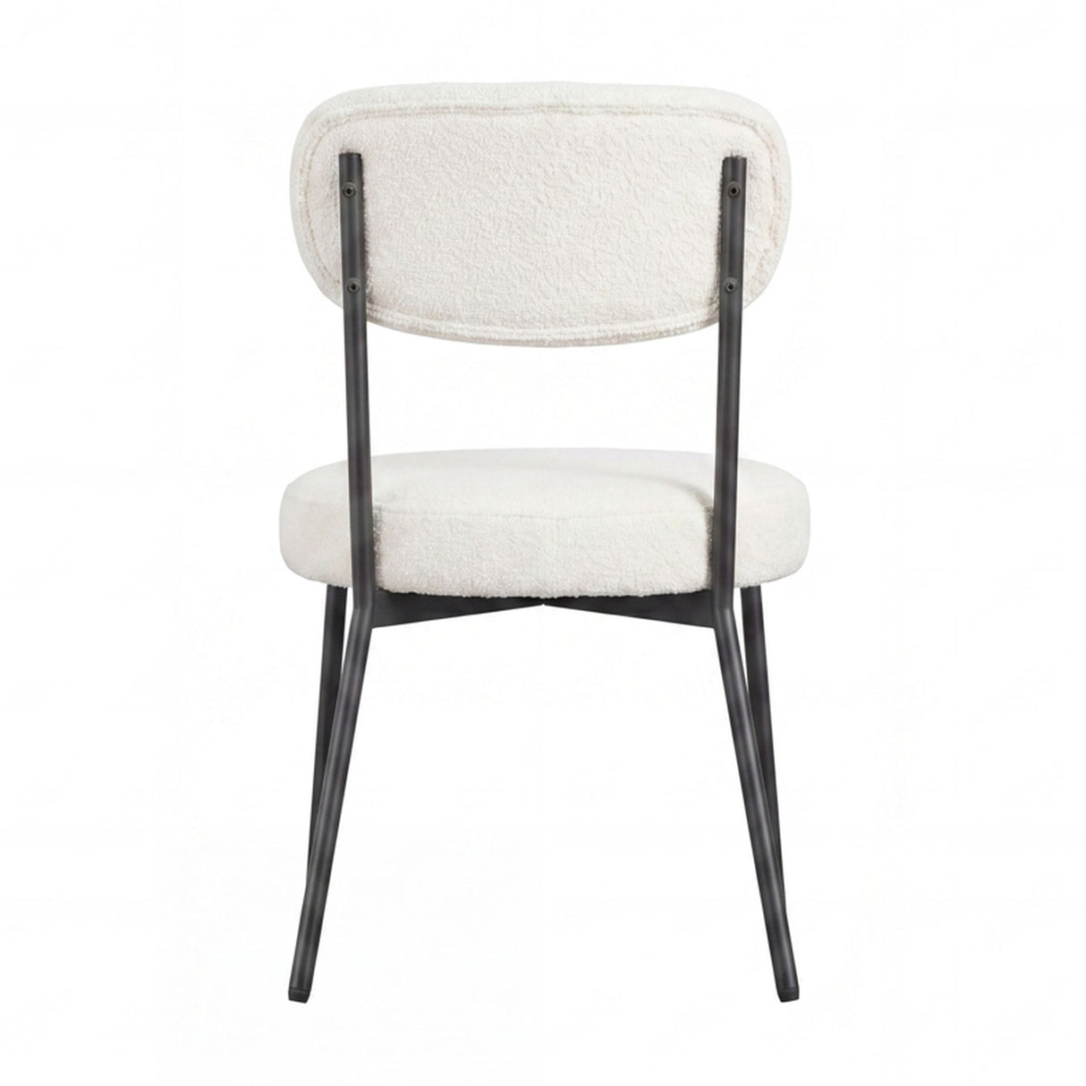 Smith Dining Chair - Ivory with Black