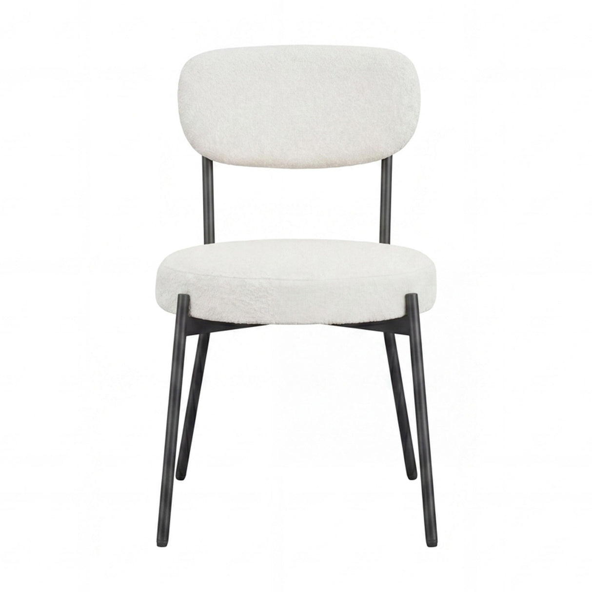 Smith Dining Chair - Ivory with Black