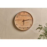 Som Mango Wood Wall Clock - Natural