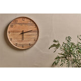 Som Mango Wood Wall Clock - Natural