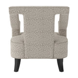 Sofia Accent Chair - Beige with Black