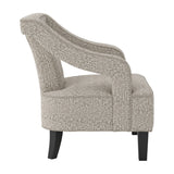 Sofia Accent Chair - Beige with Black