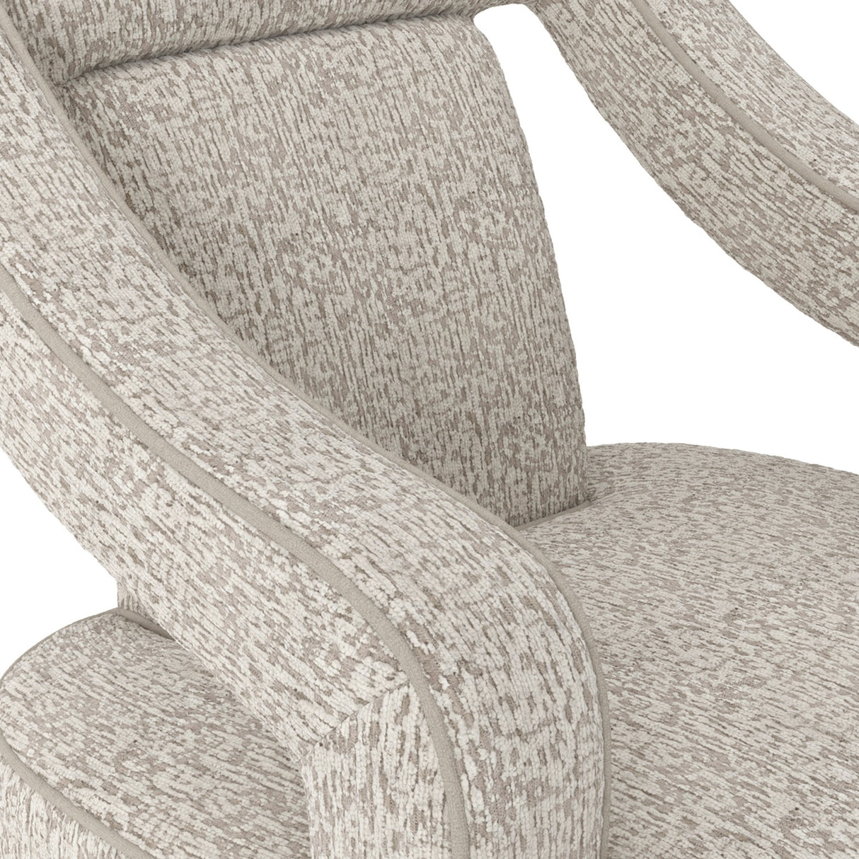 Sofia Accent Chair - Beige with Black