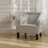 Sofia Accent Chair – Elephant with Black