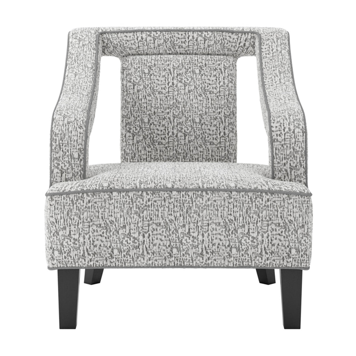 Sofia Accent Chair – Elephant with Black