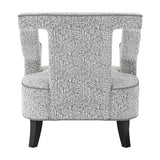 Sofia Accent Chair – Elephant with Black