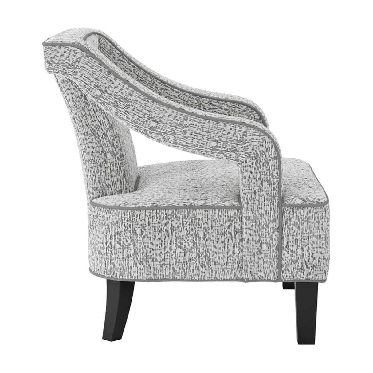 Sofia Accent Chair – Elephant with Black