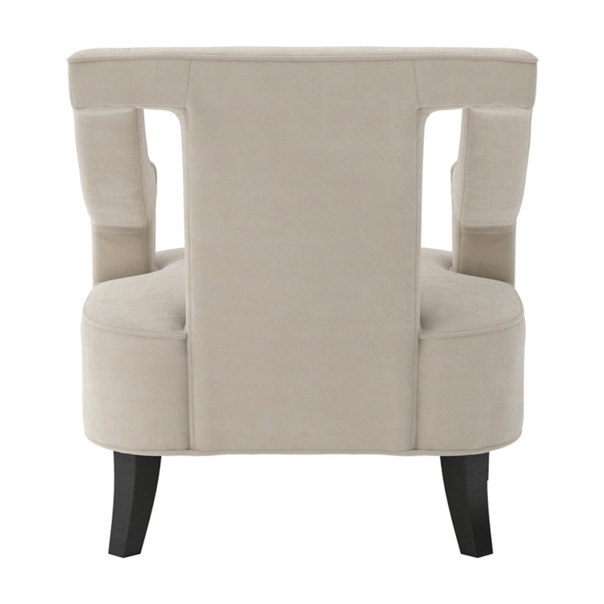 Sofia Accent Chair – Ivory with Black