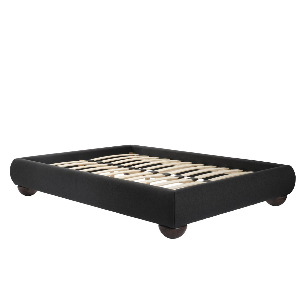 Soller King Size Bed Frame – Deep Charcoal