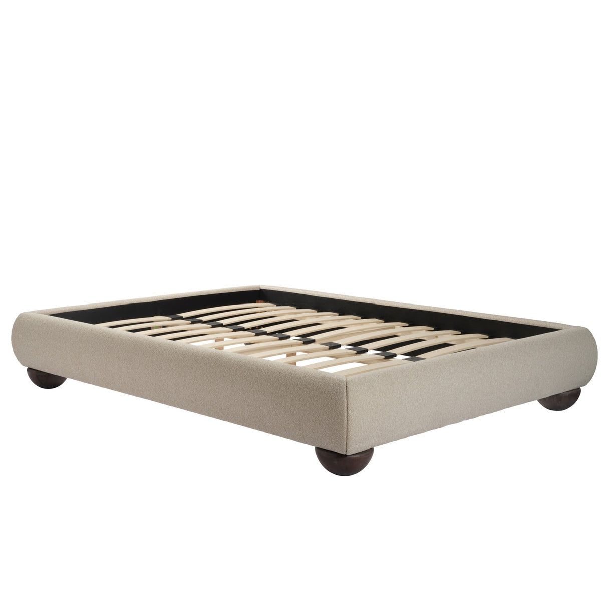 Soller Double Bed Frame – Porridge