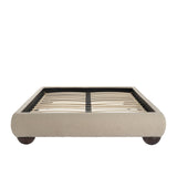 Soller King Size Bed Frame – Porridge