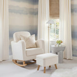 Soother Rocking Nursing Chair & Footstool Set - Off White