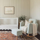 Soother Rocking Nursing Chair & Footstool Set - Sage