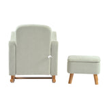 Soother Rocking Nursing Chair & Footstool Set - Sage
