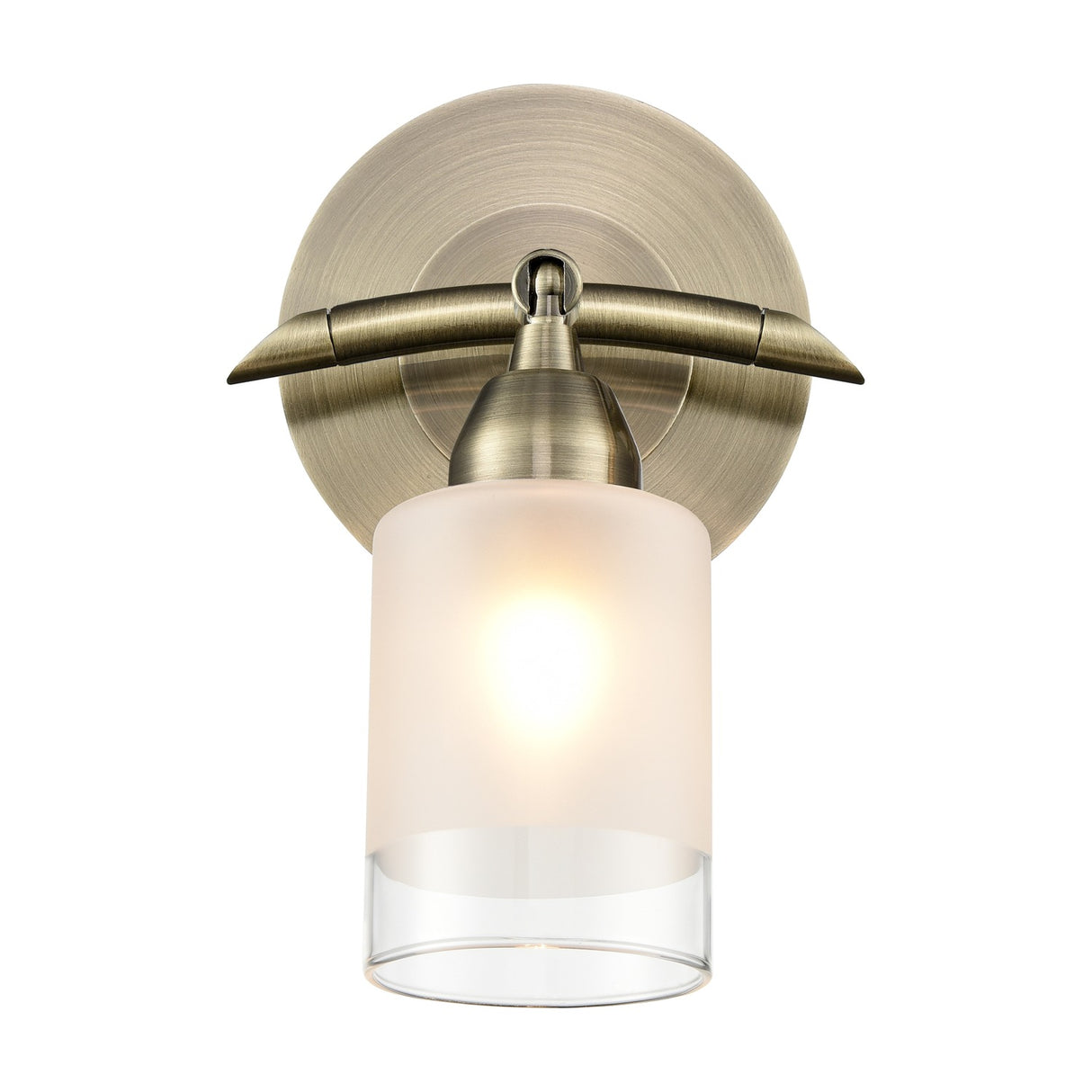 Campani wall light in bronze finish