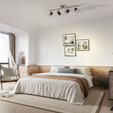 Hollywood 4 light ceiling light, shown in a room setting
