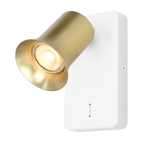 Broadway wall light in white finish