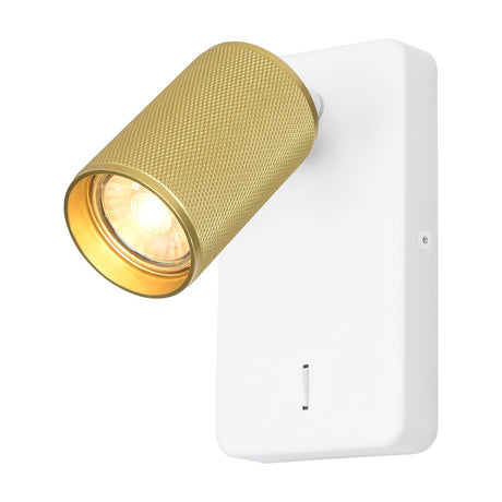Broadway wall light in white finish