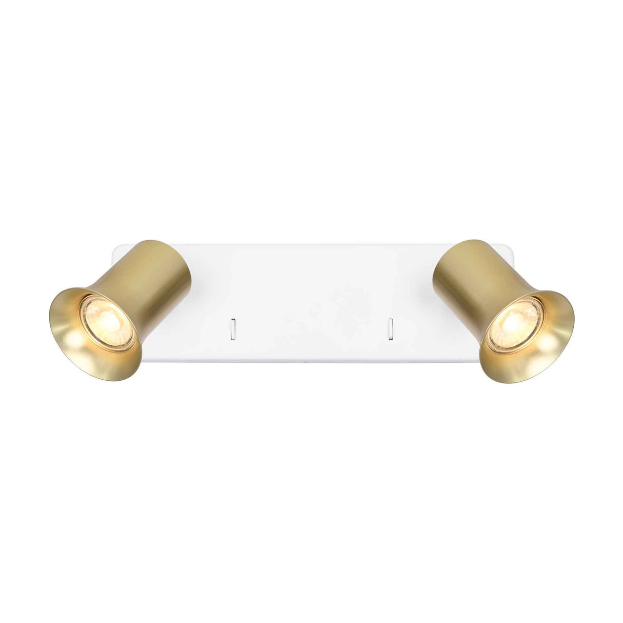 Broadway 2 light wall light in white finish