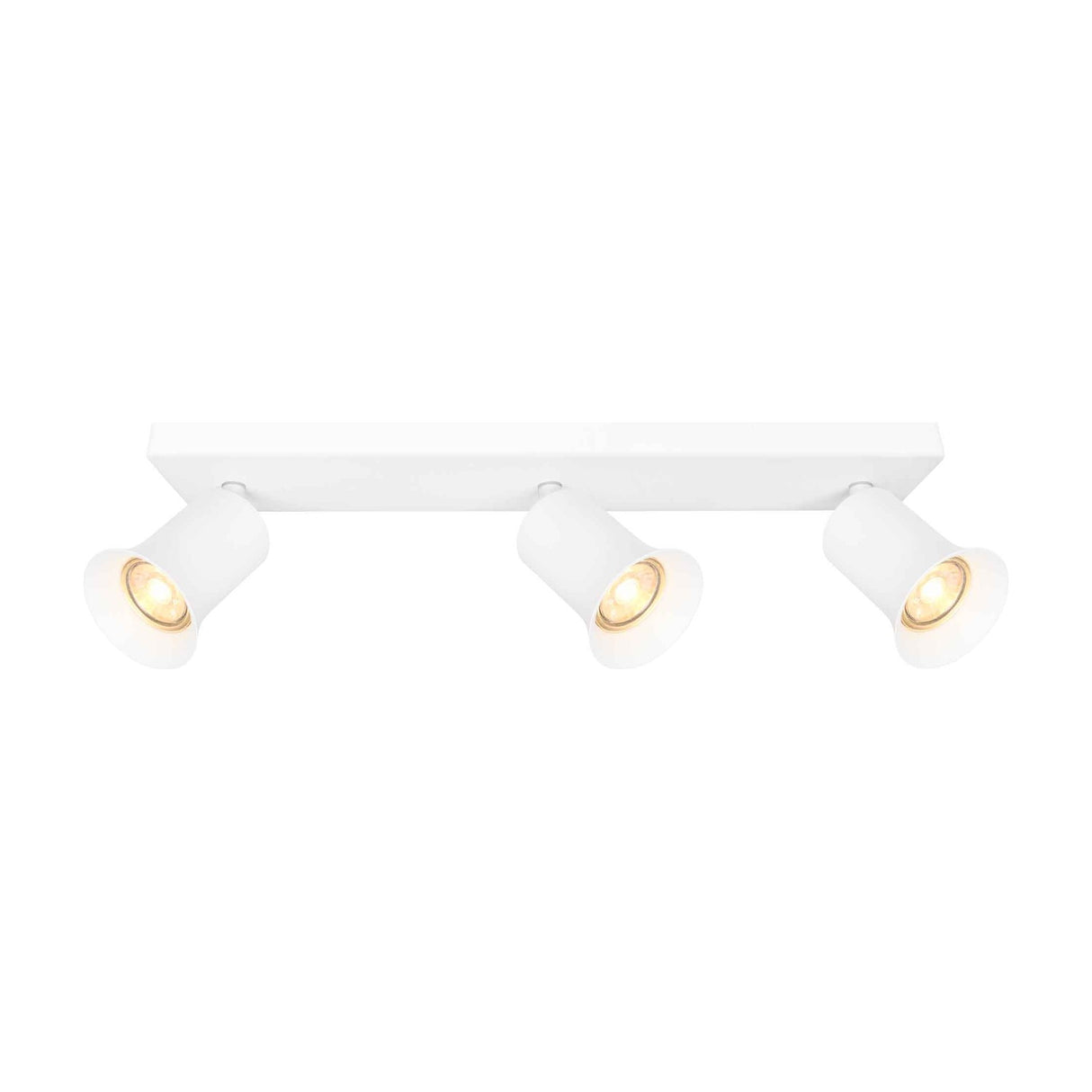 Broadway 3 light ceiling light in white finish