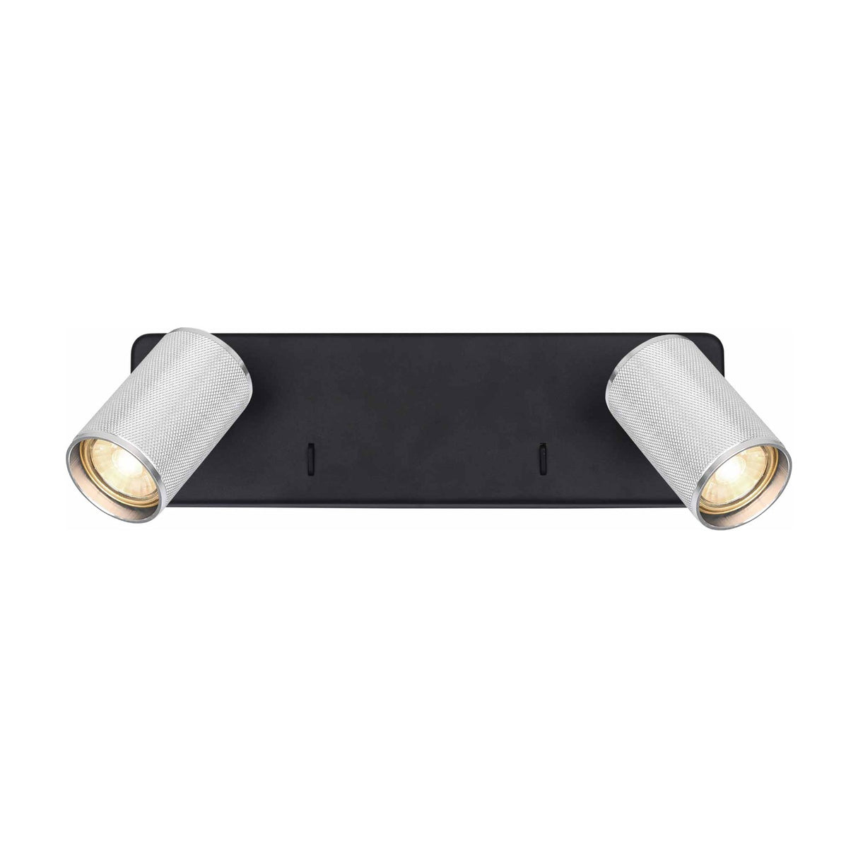 Broadway 2 light wall light in black finish