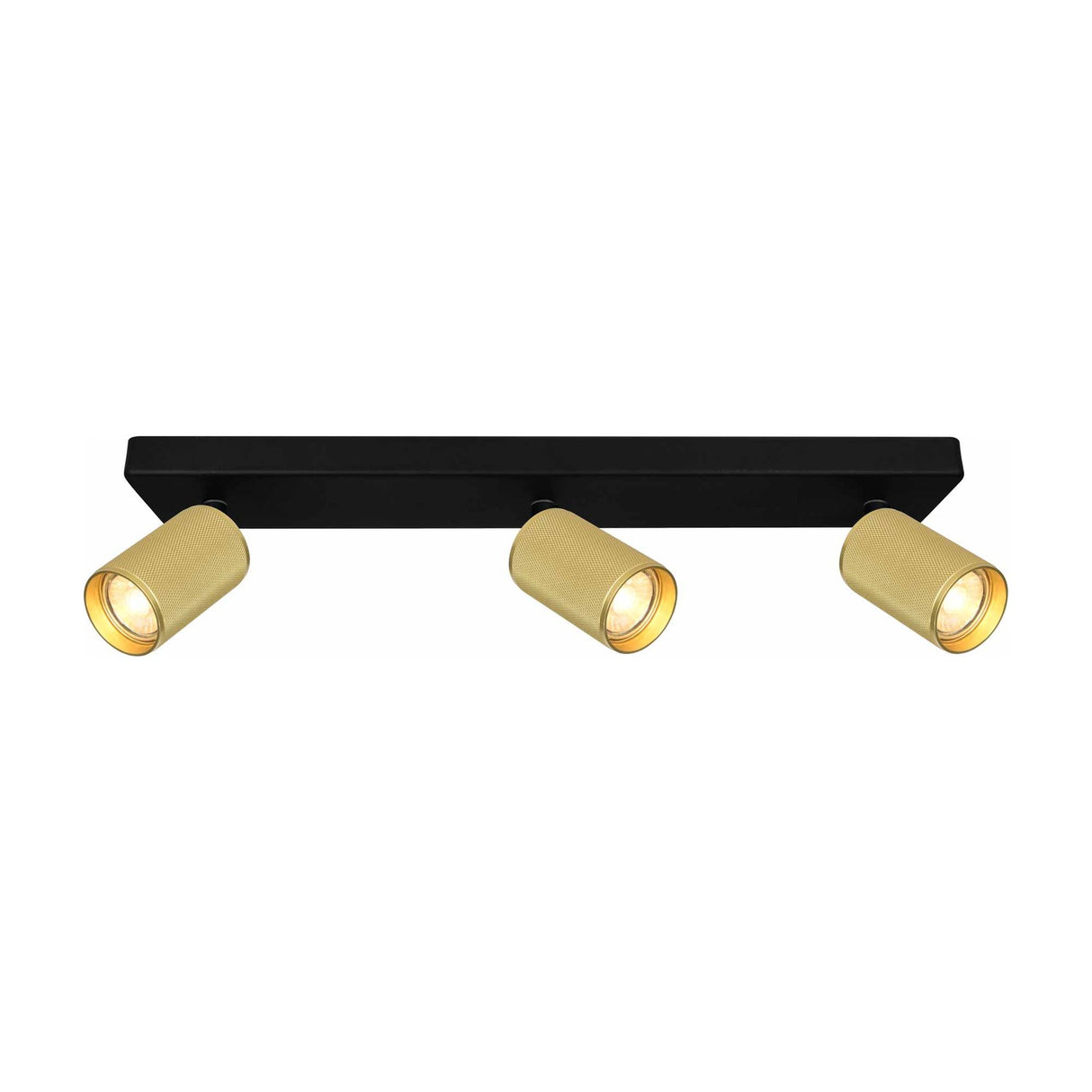 Broadway 3 light ceiling light in black finish