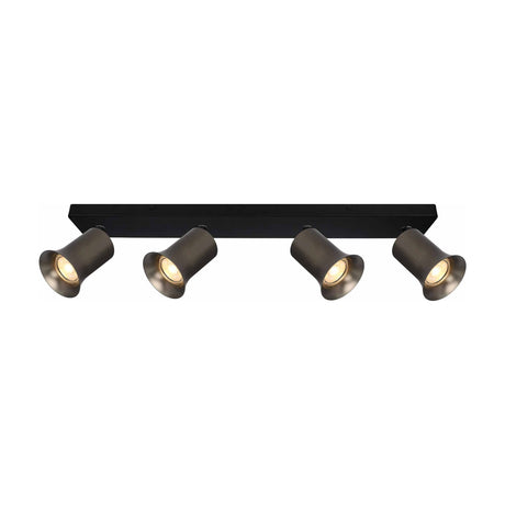 Broadway 4 light ceiling light in black finish
