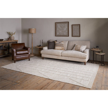 Rismette 200 x 300cm Wool Rug - Natural