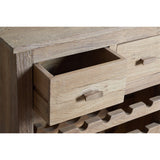 Shanthi Reclaimed Wood Wine Rack - Natural