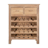 Shanthi Reclaimed Wood Wine Rack - Natural