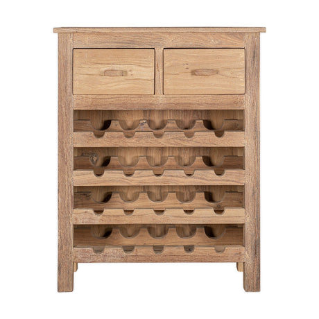 Shanthi Reclaimed Wood Wine Rack - Natural