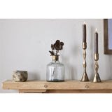 Svara Rose Iron Faux Flower Stem - Antique Brass