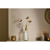 San Floral Faux Flower Stem - Antique Brass