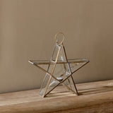 Sanwi Small Star Christmas Candle Holder - Antique Brass