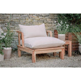 Clernanne Acacia Wood Outdoor Love Seat - Natural
