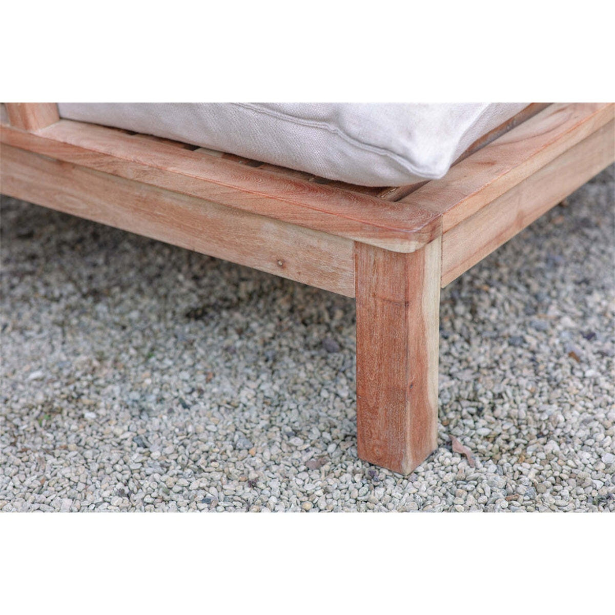 Clernanne Acacia Wood Outdoor Love Seat - Natural