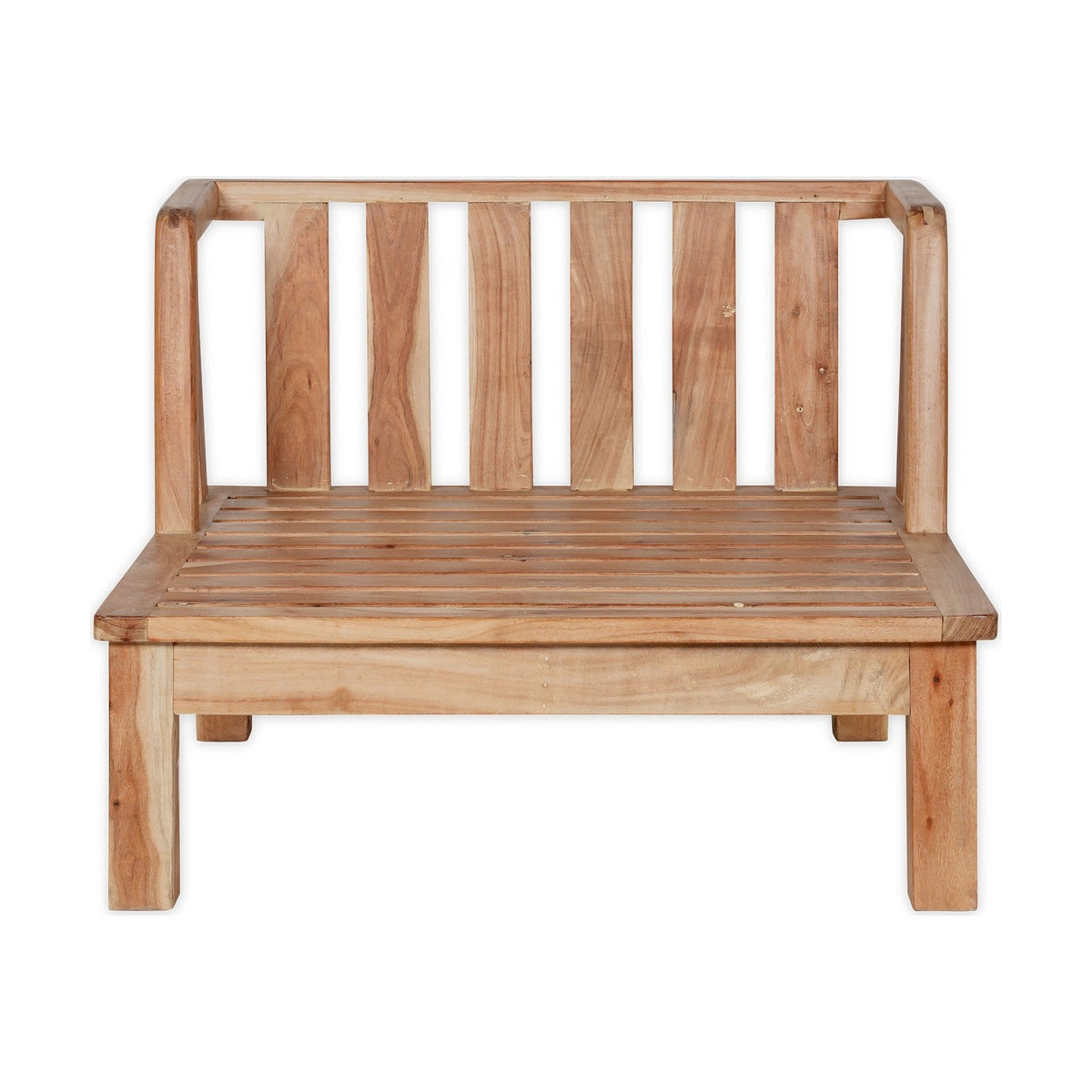 Clernanne Acacia Wood Outdoor Love Seat - Natural