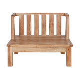 Clernanne Acacia Wood Outdoor Love Seat - Natural
