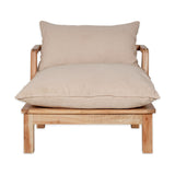 Clernanne Acacia Wood Outdoor Love Seat - Natural